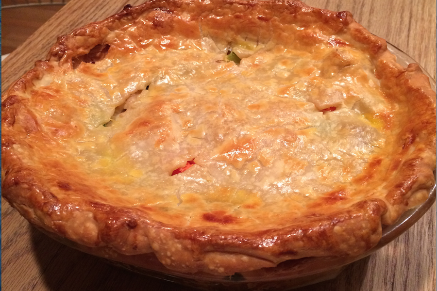 Chicken (or Turkey) and Vegetable Pot Pie Recipe