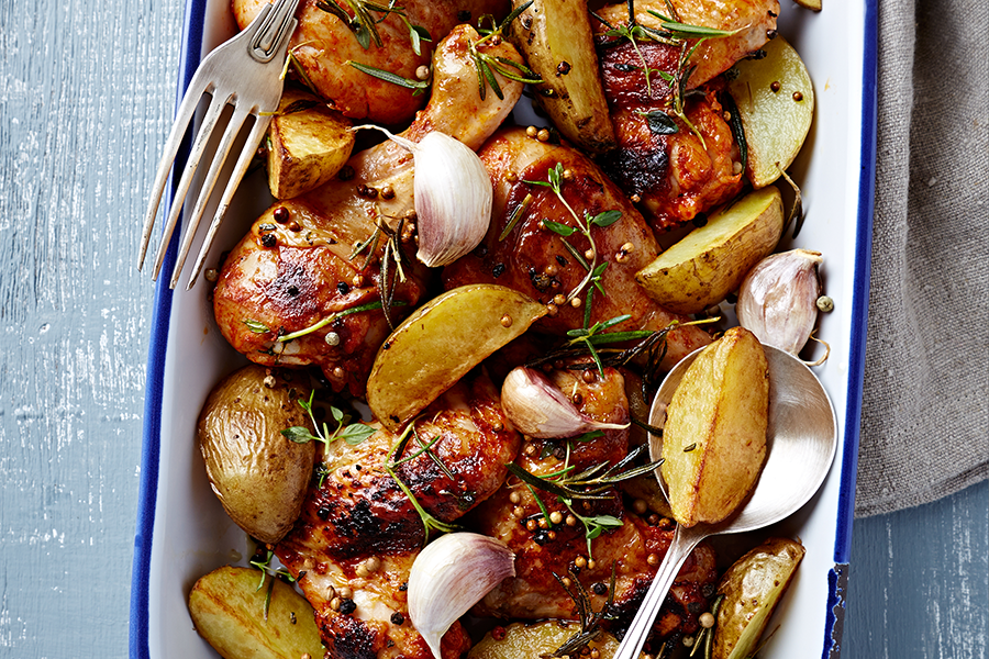 Chipotle Chicken & Vegetable One Pan Meal Recipe