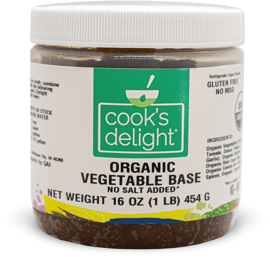 Vegetable Soup Base Low Sodium - Vegan Organic | Cook's Delight