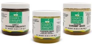 3-pack Cook's Delight Organic Chicken Stock, Mushroom Stock, Shrimp Stock