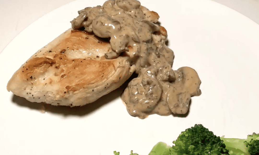 Chicken with Mushroom and Tarragon Sauce Recipe