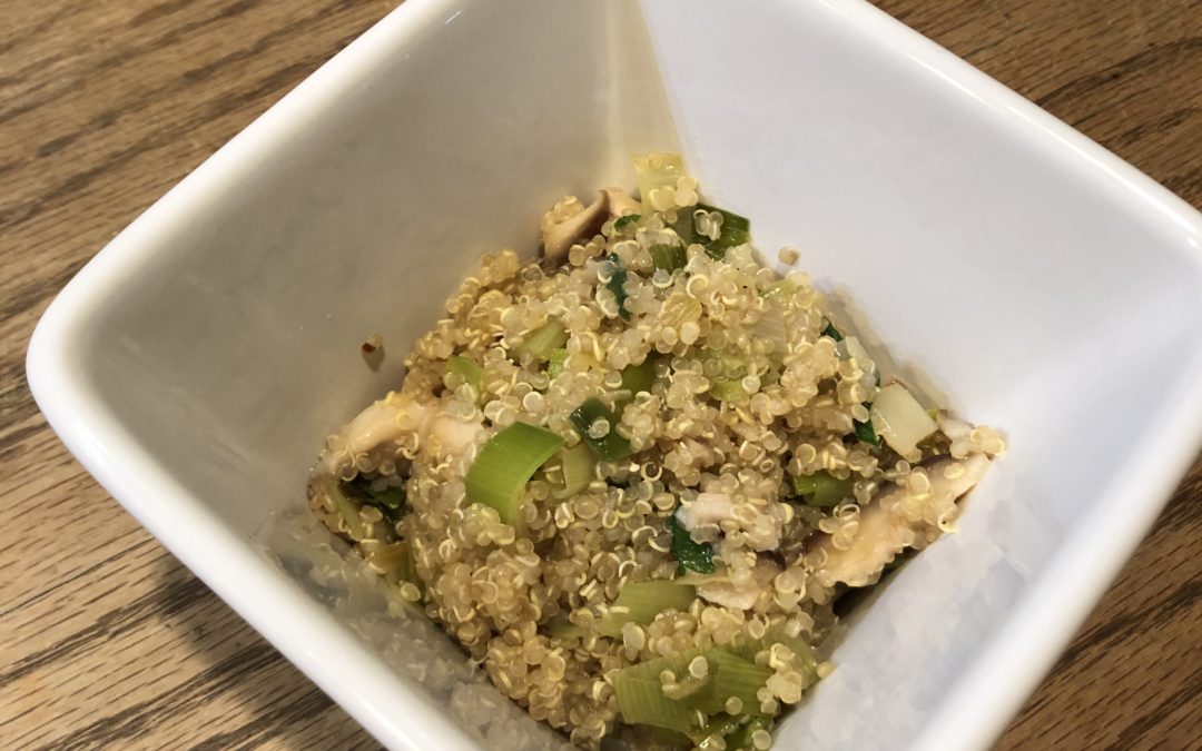 Quinoa with Mushrooms and Leeks Recipe