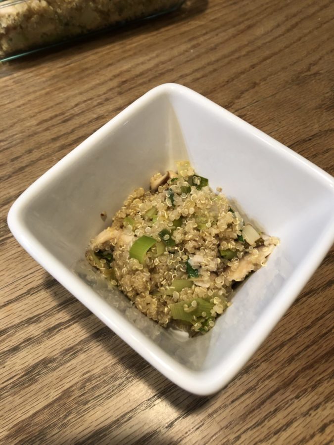 Quinoa with Leeks and Mushrooms Vegetarian Quinoa with Mushrooms and Leeks
